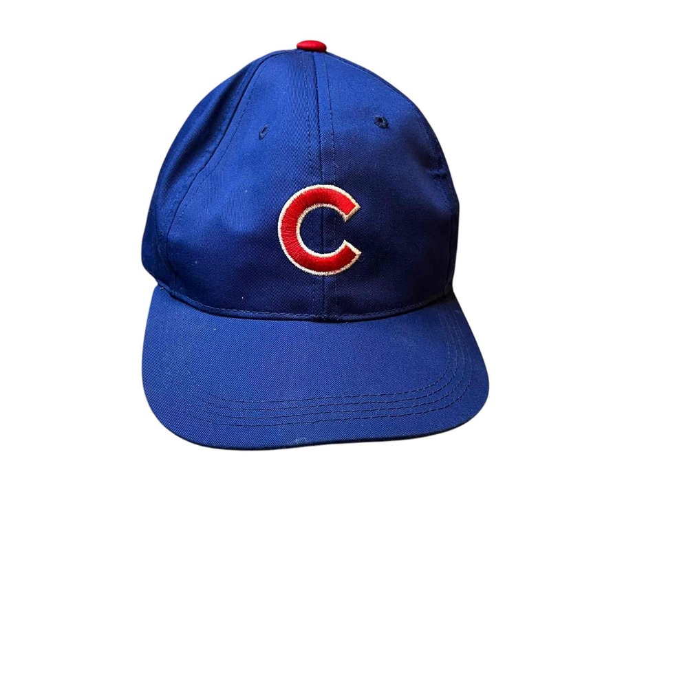 Chicago Cubs Sports Specialties‎ Blue Adjustable Plain Logo Baseball Cap Unisex